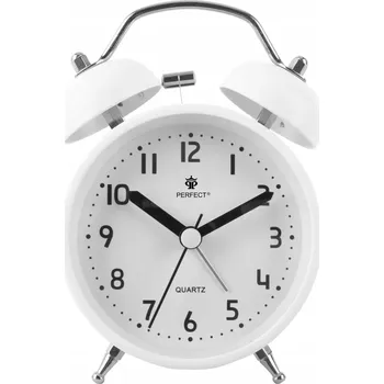 Budík Budík Perfect bílý 8 cm