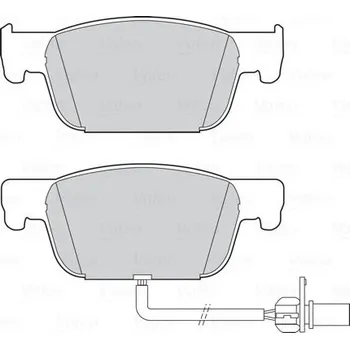 Brzdová destička Sada brzdových destiček, kotoučová brzda VALEO 302320