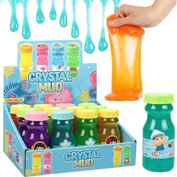 Modelovací hmota SLIZ V LAHVI S BROKÁTEM MODELOVACÍ HMOTA ROZTAŽITELNÝ SLIZ