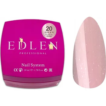 Lak na nehty EDLEN BUILDER GEL PRINCESS 20 50 ml - Stavební gel na nehty