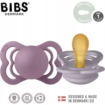 dudlíky Dudlík Bibs symetrický kaučuk 0 +