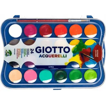 Vodová barva Akvarelové barvy Giotto 24 ks x 1 ml