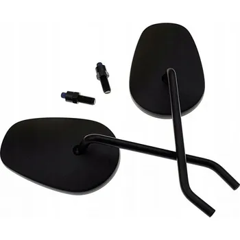 Zrcátko pro motocykl UNIVERZÁLNÍ ZPĚTNÁ ZRCÁTKA ČERNÁ MATNÁ M10 YAMAHA (12197)