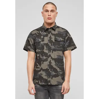 Pánská móda Tričko Roadstar darkcamo Brandit černá 2541529