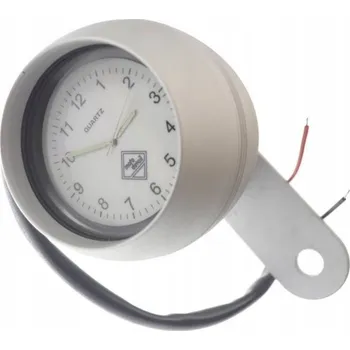 Hodiny VELKÉ HODINY NA ŘIDÍTKA V HLINÍKOVÉM POUZDRU - 48MM (6470)