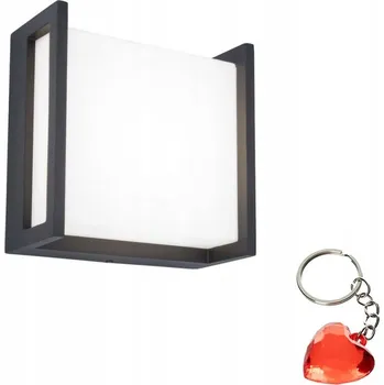 Nástěnné svítidlo Zahradní nástěnné svítidlo Lutec bílé s integrovaným LED zdrojem o výkonu 9,5 W