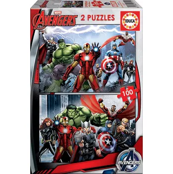 Puzzle Educa Avengers 2 x 100 Puzzle