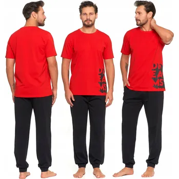 Pánské pyžamo Moraj pánské pyžamo PDM3600-003 krátký rukáv, velikost 3XL