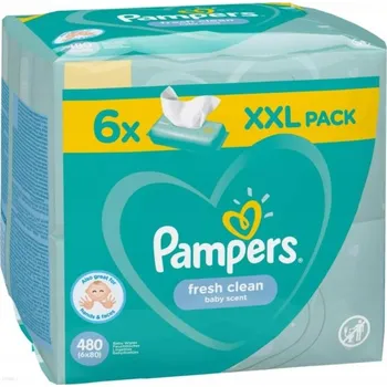 Dětský vlhčený ubrousek Pampers Fresh Clean vlhčené ubrousky 12 x 80 ks
