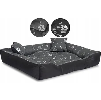 Pelíšek pro psa AIO Factory pelíšek pro psa šedý 95 cm x 115 cm