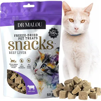 Krmivo pro kočku Pamlsek pro kočky 100% lyofilizovaná hovězí játra