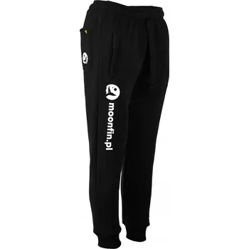 Rybářské tepláky s logem Moonfin, černé vel. M