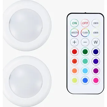 Příslušenství k 3D tiskárně Dálkově ovládaná 16barevná RGBW 2 puková světla - Náhradni dily a doplnky na 3D tiskárnu