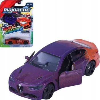 autíčko MAJORETTE COLOR CHANGERS ALFA ROMEO GIULIA QUADRIFOGLIO 271D-6 1:64 NOVÝ