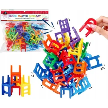 ostatní stavebnice Askato Stavebnice židličky 40 dílků 102146