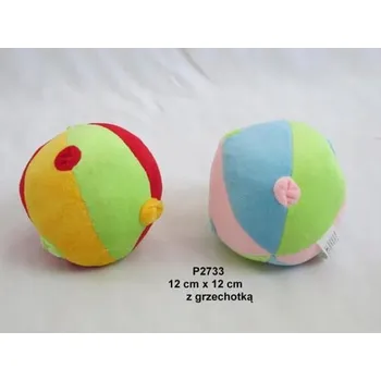 Míč chrastítko 12 cm MIX /Sun-Day