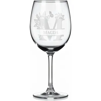 Sklenice Vínová sklenka s gravírovaným jménem – MAGDA