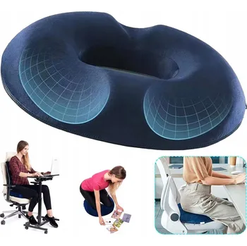 Polštář ORTOPEDICKÝ POLŠTÁŘ NA SEDĚNÍ, PODLOŽKA NA HEMOROIDY, KANCELÁŘSKÝ SEDÁK