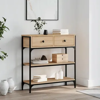 Konferenční stolek VidaXL Konzolový stolek, dub sonoma, 72,5x25x75 cm