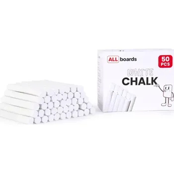 Křída n. a tabule – sada 50 kusů, bílá, K50