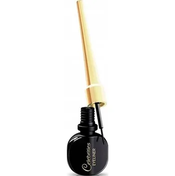 Oční linky Eveline Celebrities Matná Černá Oční Linka v Kalíšku se Štětečkem 3ml