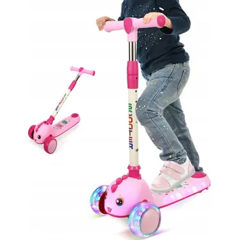 Koloběžka SKLÁDACÍ DĚTSKÁ KOLOBĚŽKA SE SVĚTLEMI A HUDBOU