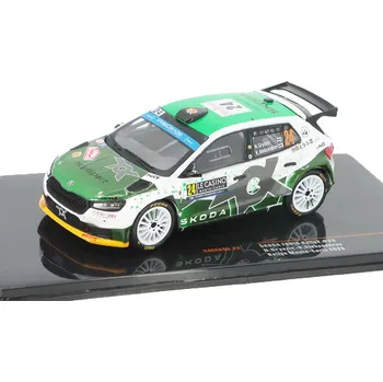 autíčko Škoda Fabia Rally 2 #24 N. Gryazin / K. Aleksandrov Rally Monte Carlo 2023 1:43 Škoda Fabia Rally 2 #24 N. Gryazin/ K. Aleksandrov Rally Monte Carlo 2023 1/43 - kovový model auta