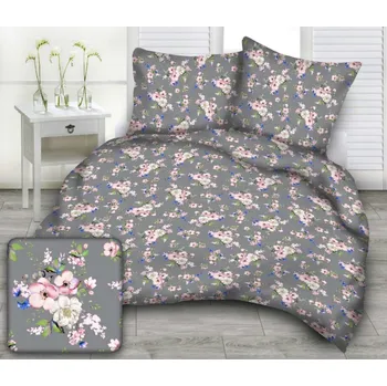 Povlečení Povlečení flanelové Hortenz TiaHome 1x Polštář 90x70cm, 1x Přikrývka 140x200cm