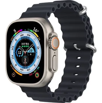 Řemínek na hodinky DUX DUCIS Ocean Wave sportovní silikonový řemínek pro Apple Watch 42/44/45mm grafit
