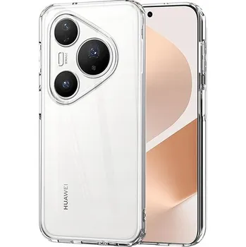 Pouzdro na mobilní telefon POUZDRO ULTRATENKÉ SLIM TPU SILIKONOVÁ GUMA PRO HUAWEI PURA 80 PRO + SKLO