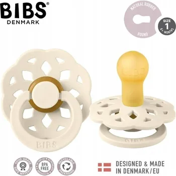 Dudlík Bibs kulatý kaučuk 0+