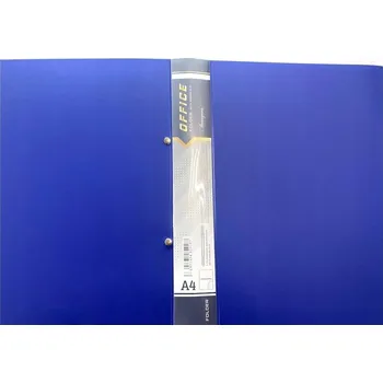 Pořadač A4+ měkký s klipem modrý FRESH