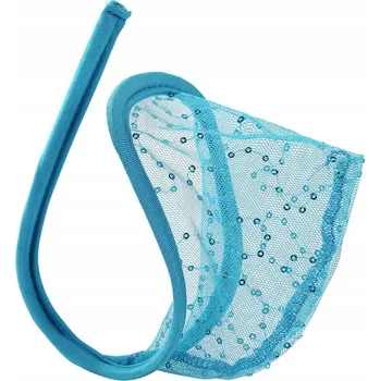 Pánské spodní prádlo Pánské minimalistické samodržící spodní prádlo C-tanga, síťovina s kamínky