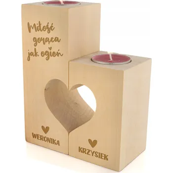 Svícen Svícen na čajové svíčky ePrezenty 15 cm