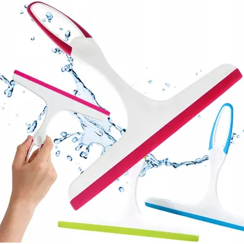 SILIKONOVÁ STĚRKA NA VODU NA OKNA, ZRCADLA A SPRCHOVÉ KOUPELNY