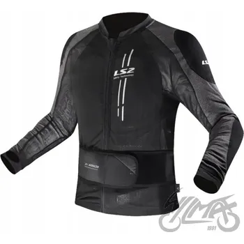 Moto bunda LS2 MOTO OCHRANNÁ MIKINA S PROTEKTORY X-ARMOR ČERNÁ/ŠEDÁ VELIKOST S