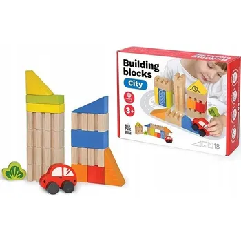 ostatní stavebnice DŘEVĚNÉ STAVEBNICE STAVĚNÍ MĚSTA AUTÍČKO