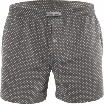 Pánské kraťasy Sesto Senso Pánské bavlněné šortky WZ09 - kotvy, velikost 3XL