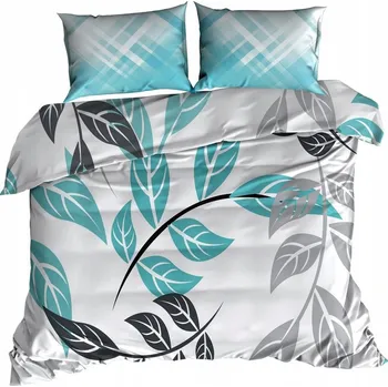 Povlečení 3D Bavlna saténové Povlečení 160x200 cm LISTY