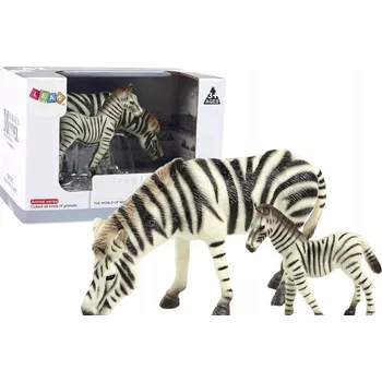 Figurka Sada 2 Figurek Zebra s Mládětem Zebry Figurka