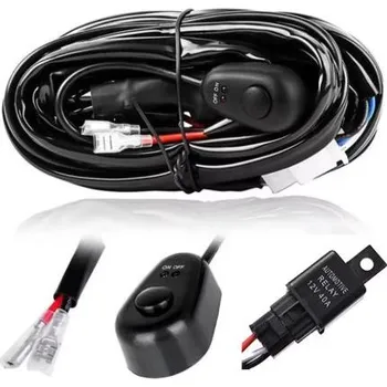 autokoberec Instalační svazek s relé a vypínačem pro pracovní světla 12V 40A