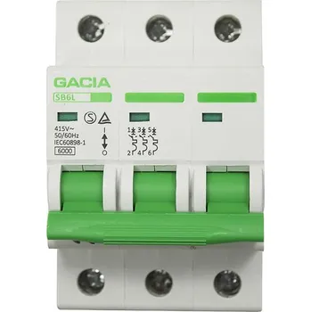 Jistič Jistič Gacia 415 V IP20 63 A