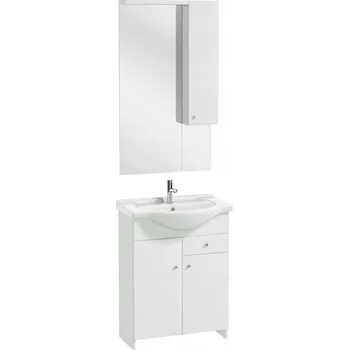 Koupelnový nábytek Koupelnová skříňka s umyvadlem a zrcadlem Deftrans 106-Z-06501+1522