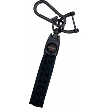 Přívěsek Na Klíče na Klíče Motocyklová Harley Davidson Kovová Kožená