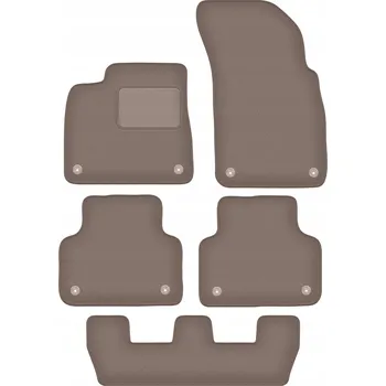 autokoberec Velurové autokoberce Wielganizator, sada 5 kusů