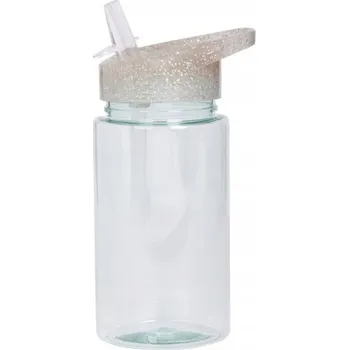 A Little Lovely Company: třpytivý lahev na pití stříbrný