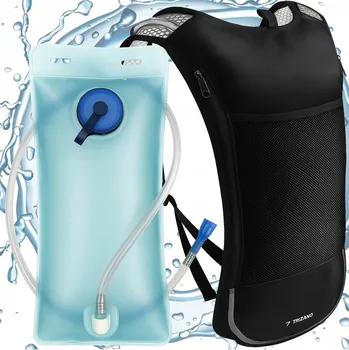 turistický batoh Batoh s vakem Trizand 2 l černý, lehký, sportovní, horský
