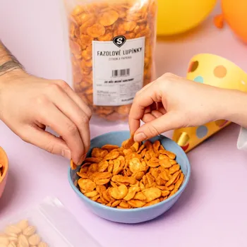 Chips Fazolové lupínky citron a paprika váha 200g