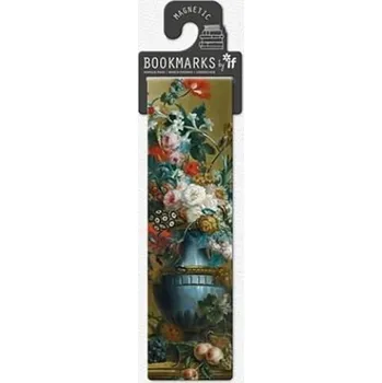 Umělecká magnetická záložka Květy ve váze