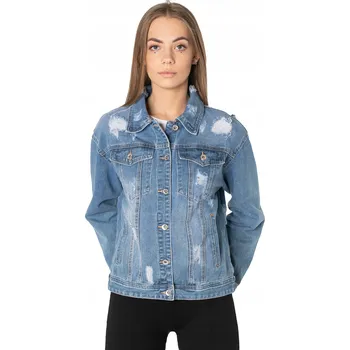Dámský bomber Dámská džínová bunda Katana Mikina Džínová 3362 XXL